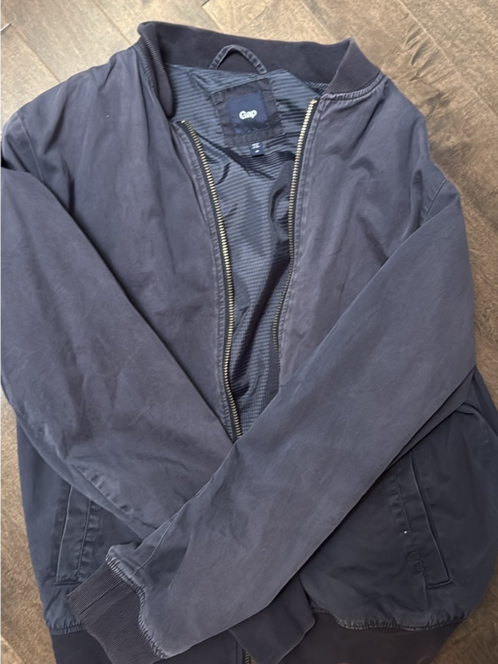 GAP Men’s Dark Navy Bomber Jacket